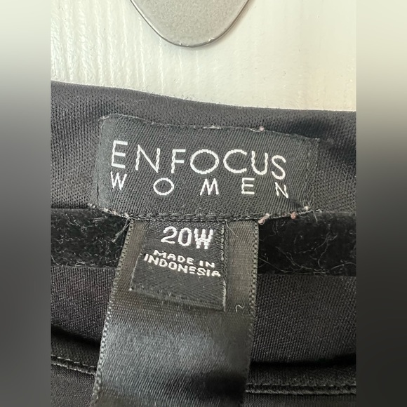 Black Sheath Side Draped Dress Sleeveless size 20 - Picture 5 of 5